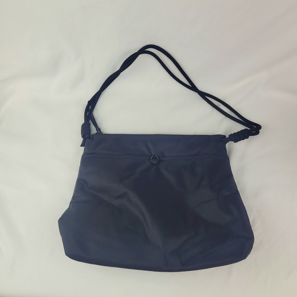 Vera Bradley Performance Twill Black Crossbody Shoulder Bag Paisley Lining